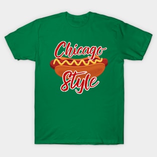 Chicago Style Hot Dog T-Shirt